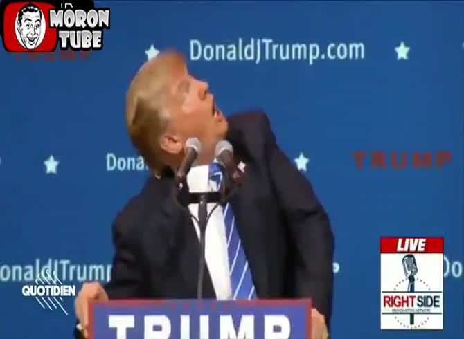 Video :Donald Trump is invited to go fuck himself by Yann Barth&egrave;s